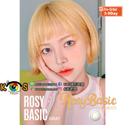 Rose Basic Gray 로지베이직 그레이 그레이 컬러렌즈(季拋) Rose Basic Gray 로지베이직 그레이 그레이 컬러렌즈(季拋)
